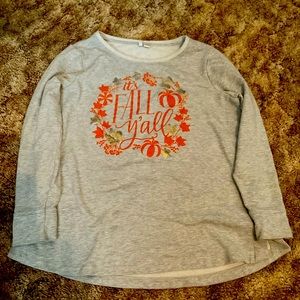 Gray with orange,Eileen fisher, and medium